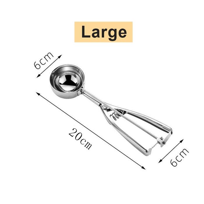 Gambar Scoop Ice Cream Sendok Es Krim Stainless Steel - 6 cm dari Sumberaren123 undefined Tokopedia