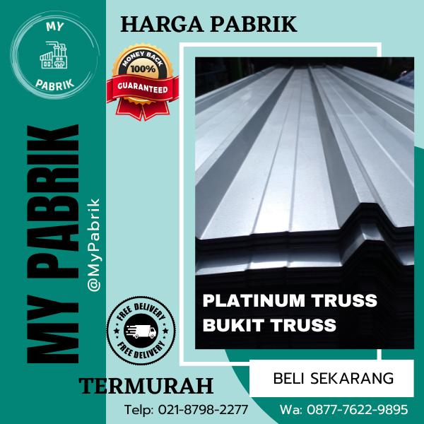 Gambar ATAP SPANDEK SPANDEX SPANDECK POLOS 0.25 0.30 0.35 0.40 MM FULL SNI KS - PLATINUM/BUKIT, 0.30 dari MyPabrik undefined Tokopedia