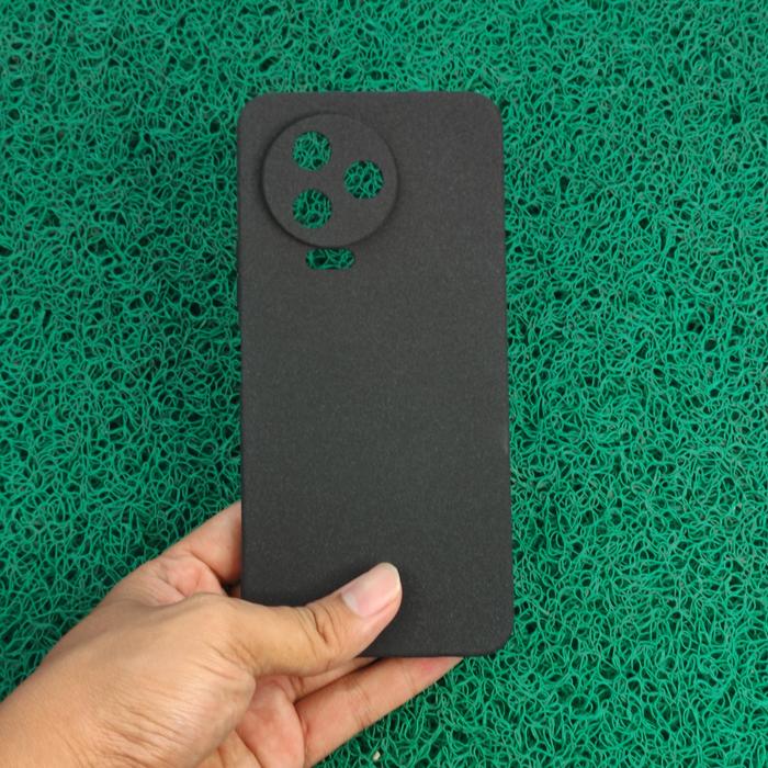 Gambar Case Infinix Note 12 2023 Softcase Sandstone Silicon Anti Slip Casing - Hitam dari ArmiTech undefined Tokopedia