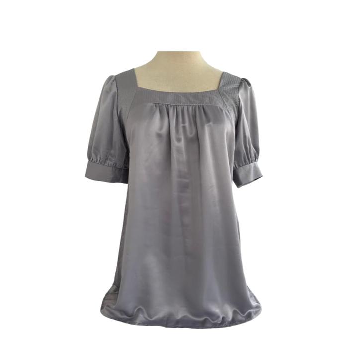 Gambar WOMEN TOP ATASAN WANITA DEWASA FASHION IMPORT POLOS NYAMAN RINGAN - Abu-abu, 34 dari Joli Jolie ID_NEW undefined Tokopedia