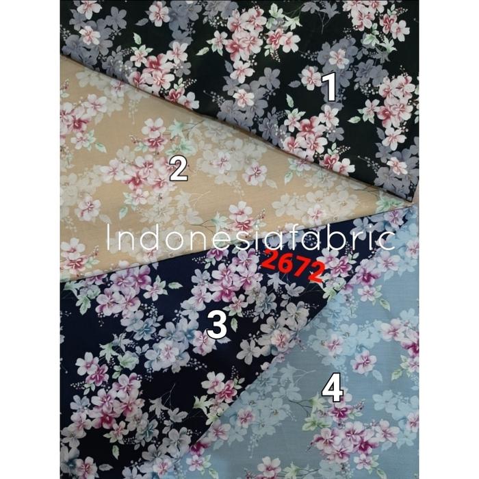 Jual 1 Yard Kain Katun Jepang Tokai Japan Cotton Roll Bunga Kecil jual-1-yard-kain-katun-jepang-tokai-japan-cotton-roll-bunga-kecil