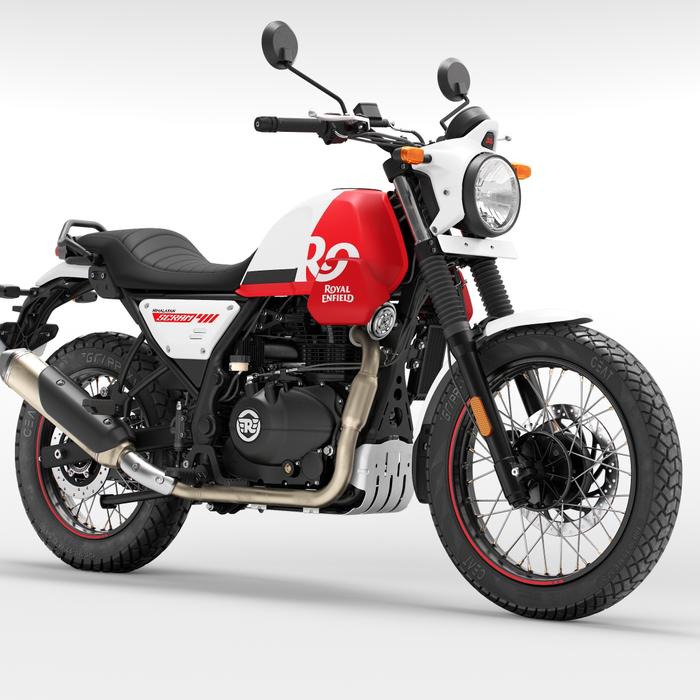 Gambar Royal Enfield Scram 411 - OTR Jakarta - White Flame, jakarta dari Nusantara Royal Enfield undefined Tokopedia