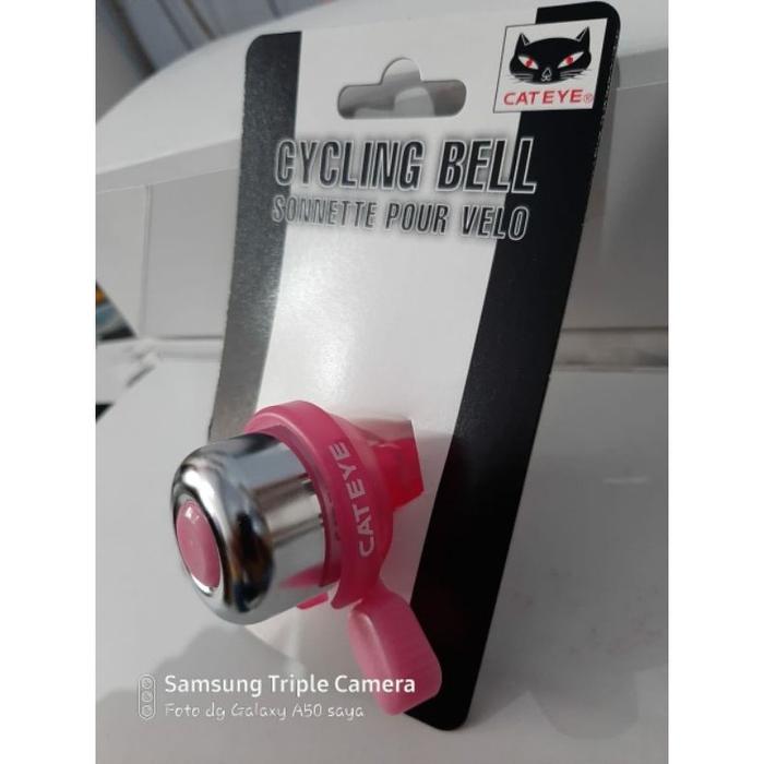 Gambar Bel / Bell Sepeda Cateye CAT EYE PB-1000 / PB1000 ORIGINAL - Merah Muda dari HIPPO SEPEDA undefined Tokopedia
