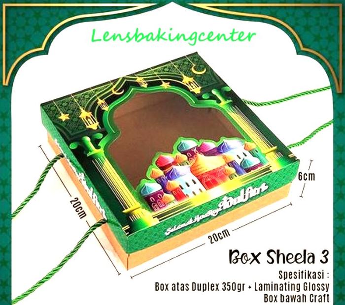 Gambar Dus / Box /Kotak Lebaran/Idul Fitri Lapis Legit/Kue/Brownies Panggang - sheela 3 dari Len's Baking Center undefined Tokopedia
