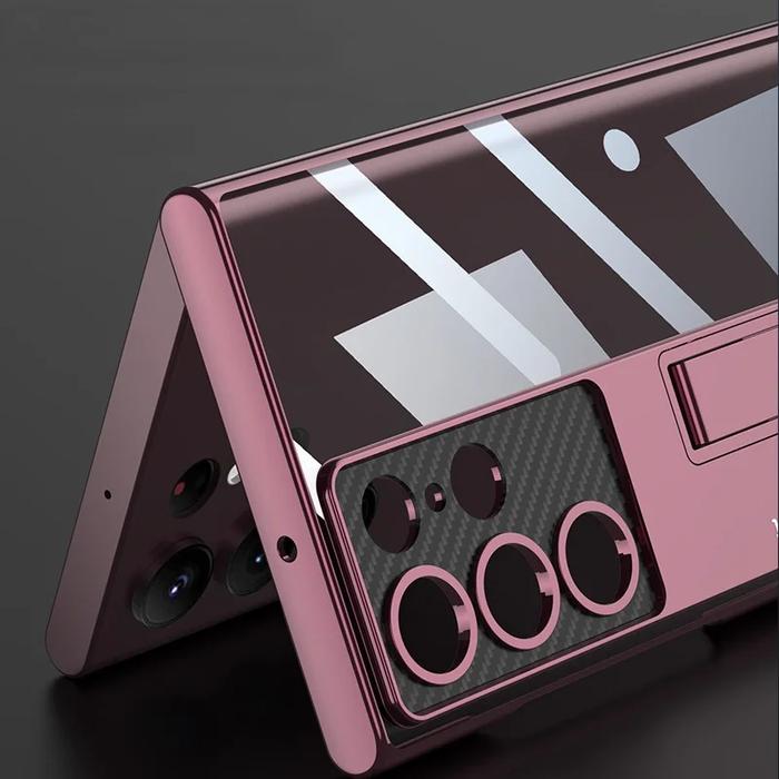 Gambar Casing Samsung S23 S23 Plus S23 Ultra Hard Case List Color Clear Case - Burgundy, S23 Ultra dari Supernatural ACC undefined Tokopedia