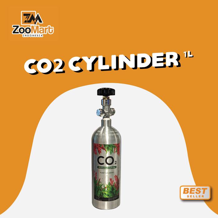Gambar Alumunium Co2 Cylinder / Tabung Co2 Alumunium - 1 Liter dari ZooMart Indonesia undefined Tokopedia