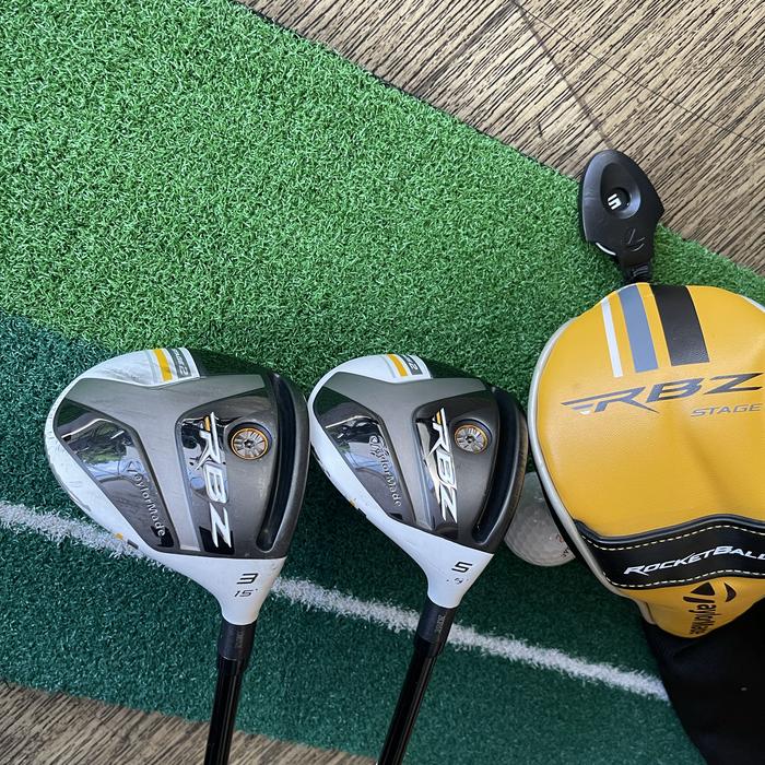 名器初代ロケットボールズ 3Wと5Wセット RBZ テーラーメイド