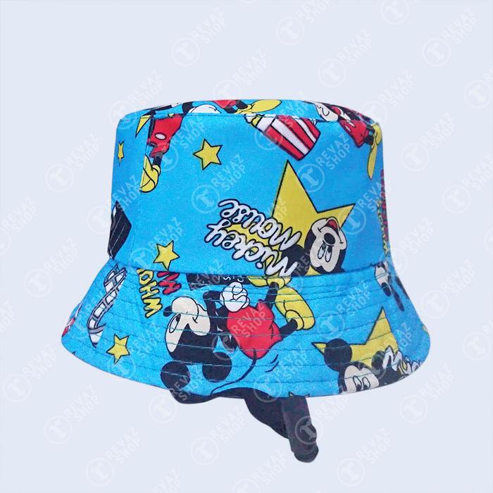 Gambar Topi Bucket Anak Laki laki Perempuan Motif - mickymousebiru dari ZNED undefined Tokopedia
