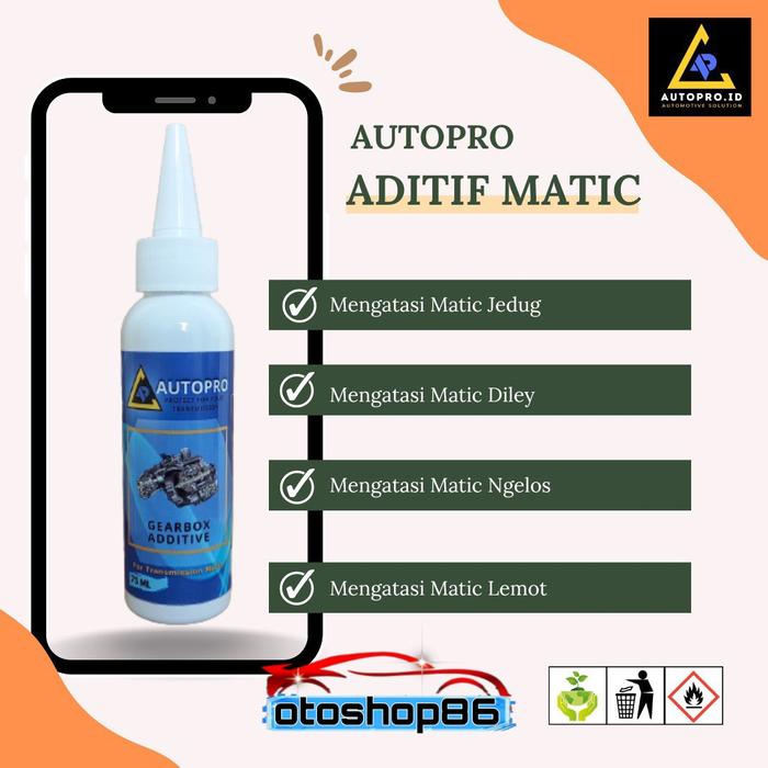 Gambar cairan aditif oli matic transmisi mobil matic Autopro plus premium - AUTOPRO 75 ML dari roeztstore undefined Tokopedia
