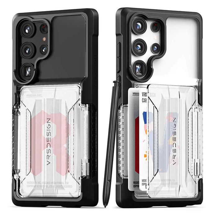 Gambar Case Samsung Galaxy S23 Ultra VRS Design Neo Flip Active Card Casing - Black dari GET-WID undefined Tokopedia