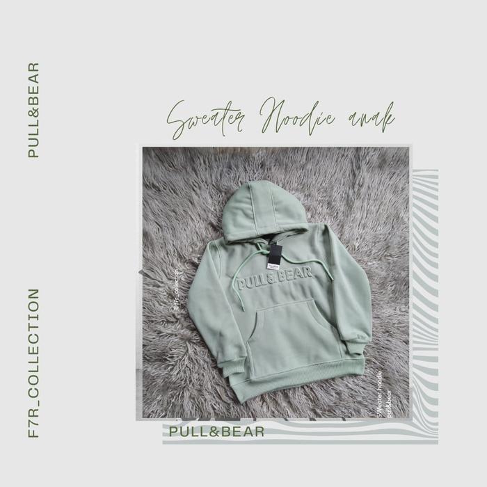 SWEATER PULL&BEAR ANAK LAKI-LAKI DAN PEREMPUAN USIA 3-10thn MINT, S