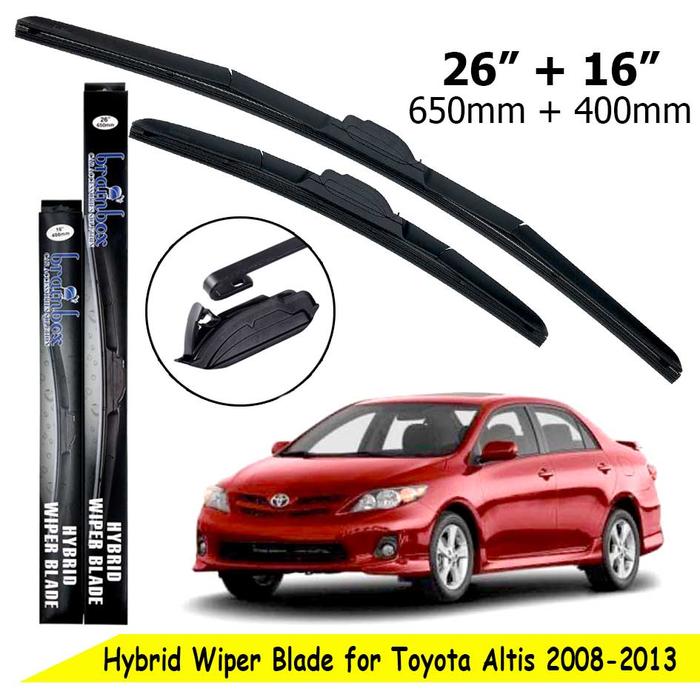 Gambar Brainbox Hybrid Wiper Mobil Toyota Altis Wiper Blade Wiper Kaca Mobil - 2008-2013 dari toserba murah meriah ada undefined Tokopedia
