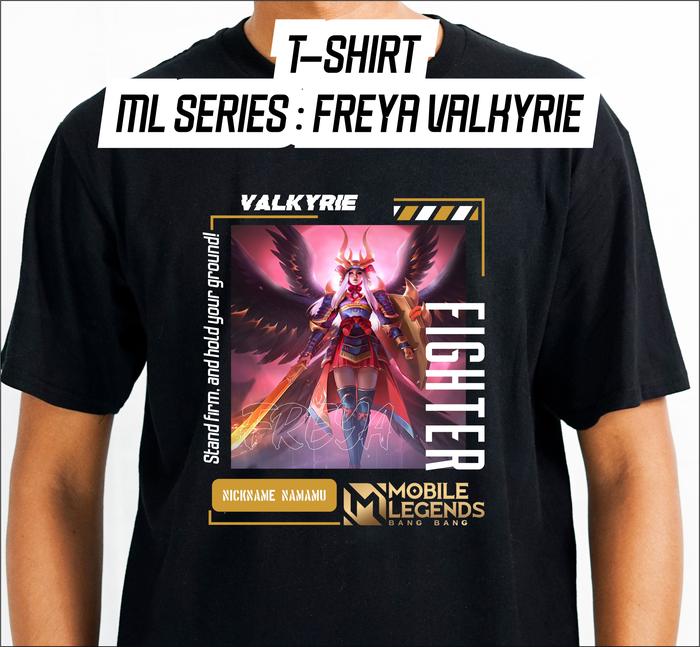 Gambar Kaos ML Series Freya Valkyrie Custom Nickname - L dari Marto Art Workshop undefined Tokopedia