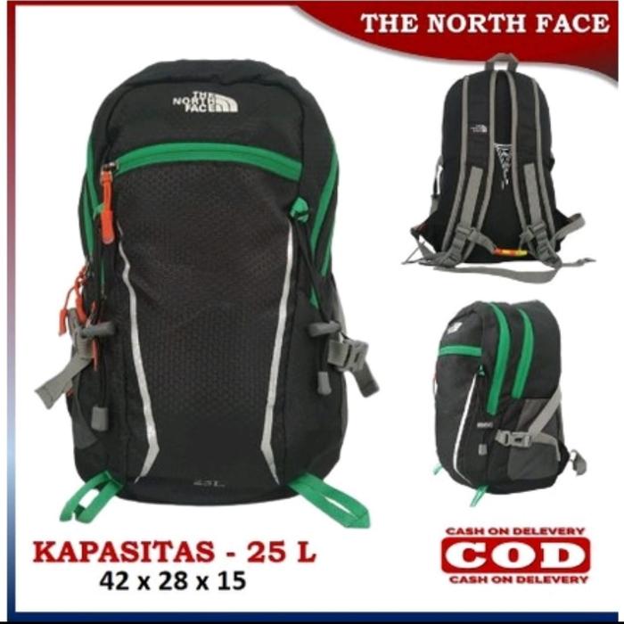 Gambar Tas Ransel Pria TNf 25 l Daypack - Hitam, tnf 25 Liter dari RISMA COLLECTION1526 undefined Tokopedia