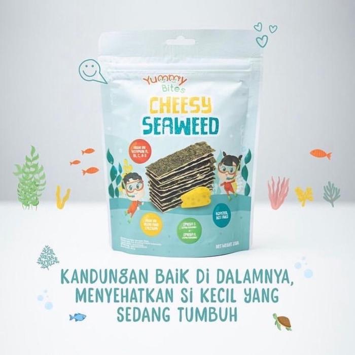 Gambar Yummy Bites Cheesy Seaweed 30gr dari Momandkenbabyshop2 undefined Tokopedia