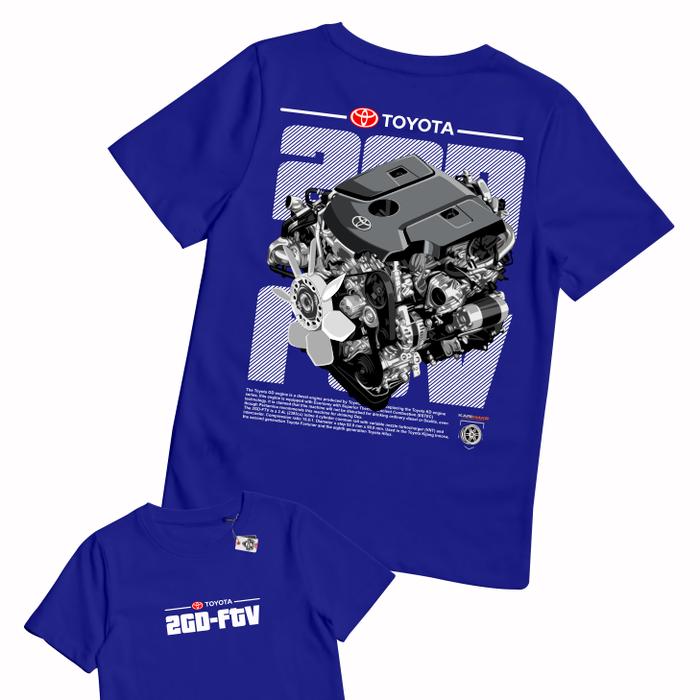 Gambar KARIMAKE Kaos Baju Anak Mesin 2GD-FTV TOYOTA KIJANG INNOVA FORTUNER - V2 BIRU, XL dari KRMK Karimake undefined Tokopedia