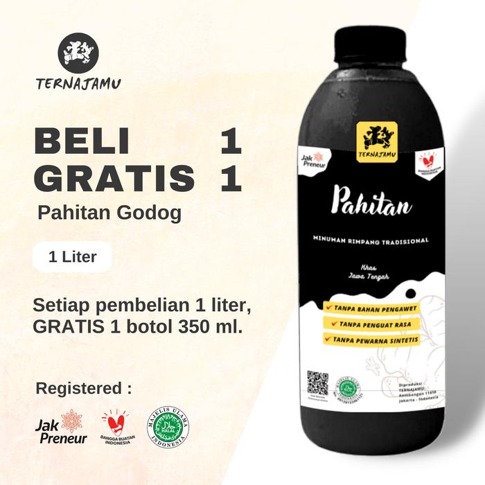Gambar Jamu Pahitan/Paitan 1000 ml - TERNAJAMU dari Ternajamu undefined Tokopedia