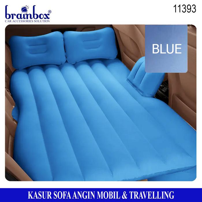 Gambar Kasur Angin Mobil Sofa Mobil Car Air Wind Mattress - Biru dari Brainbox Car and Home undefined Tokopedia
