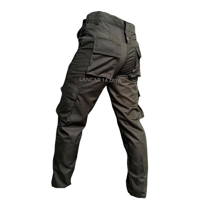 Gambar [Ready] Celana Pdl Warna Coklat Polisi - Celana Lapangan Pramuka - - PDL HITAM, 28 dari Cakra_ undefined 4 Tokopedia