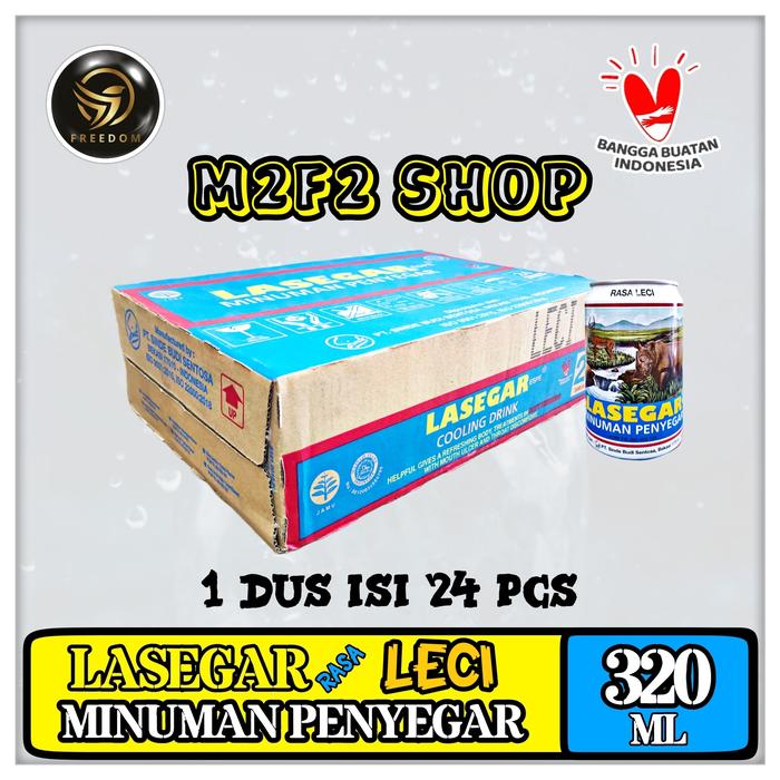 Gambar LASEGAR Minuman Penyegar Rasa Leci Kaleng - 320 ml (Harga Karton) dari M2F2 Shop - Paseban undefined Tokopedia