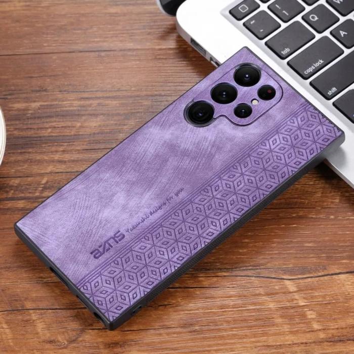 Gambar Case SAMSUNG GALAXY S22 ULTRA Softcase Luxury Leather Pelindung Kamera - Ungu dari Vinbest Acc undefined Tokopedia