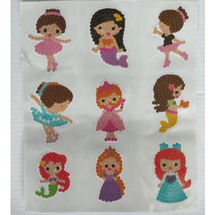 Gambar diy daimond painting sticker anak,mainan edukasi anak,sticker princess - girls dari joyhunter undefined Tokopedia