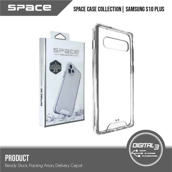 Gambar Space Case Apple Case Samsung Galaxy S10 Plus Casing S10+ - Clear dari Digital 3 undefined Tokopedia