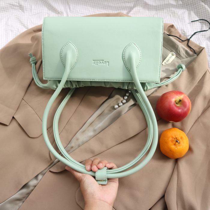 Gambar Lovelly - Tas shoulderbag - Tas Serut - mint dari lovellyaira undefined Tokopedia
