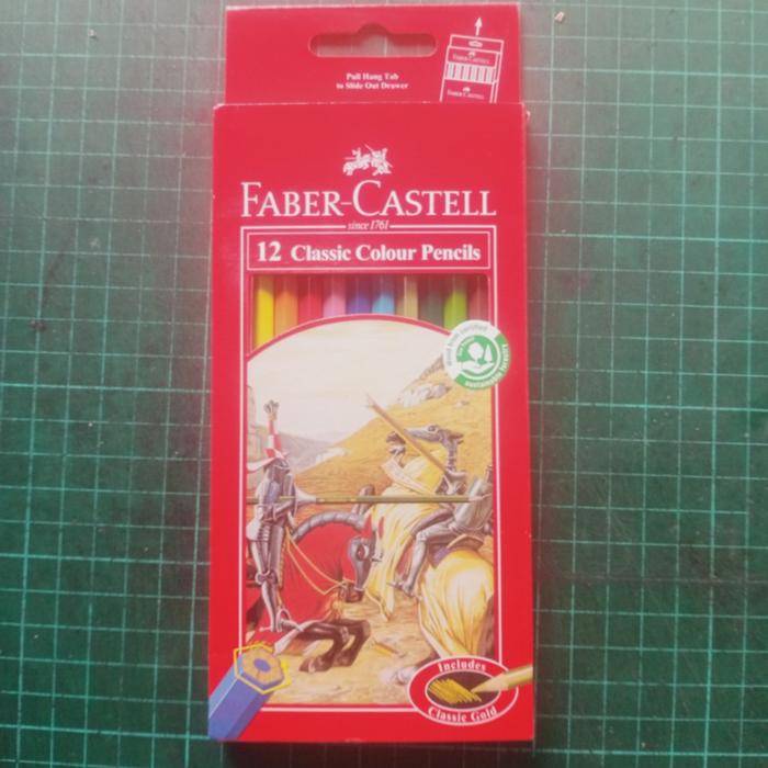 Gambar Pensil Warna Faber-Castell 12 Classic colour /water Colour Pencil - CLASIC COLOUR dari TALENTA STATIONERY. undefined Tokopedia