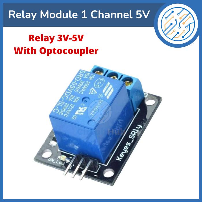 Jual Relay 1 Channel 5V With OptoCoupler Protection For Arduino NodeMCU ...