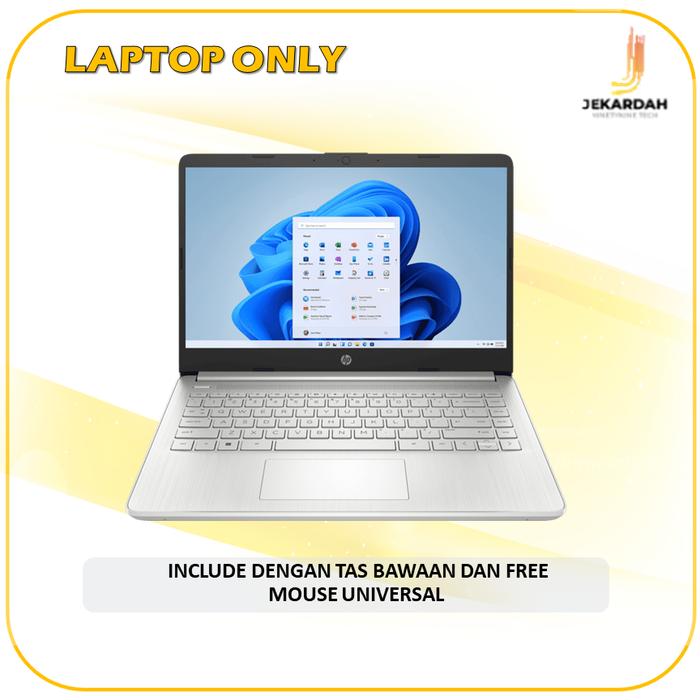 Gambar LAPTOP HP 14S DQ0510TU INTEL N4120 8GB 256SSD 14.0 HD W11+OHS ORIGINAL - LAPTOP, SLV 4GB/256SSD dari LAPTOP GADGET ID undefined Tokopedia