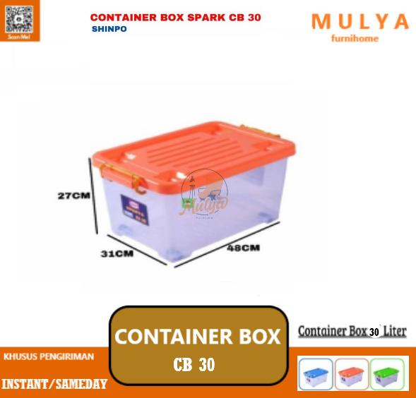 Gambar Container Box Shinpo / Kontainer Box /Penyimpanan Plastik/CB 70/CB 30 - CB 30 dari Mulya Furnihome undefined Tokopedia