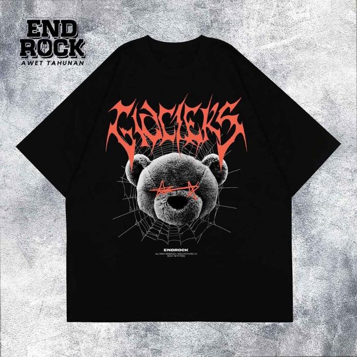 Gambar Kaos oversize wash | Kaos oversize wash original endrock "Glaciers" - Hitam, L dari endrockstore_NEW undefined Tokopedia