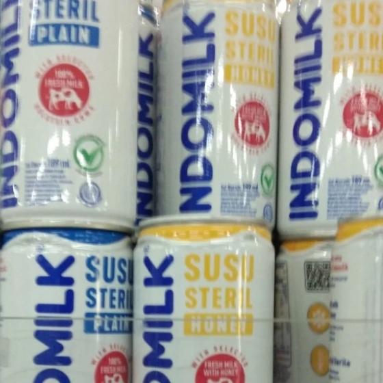 Gambar indomilk susu steril 189 ml 1 karton isi 24 pcs - Honey dari wrxstore undefined Tokopedia