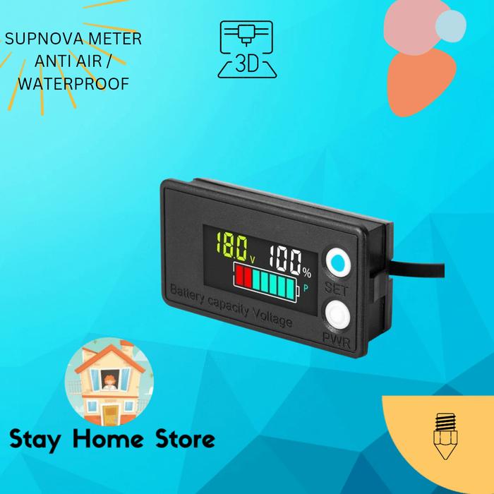 Gambar supnova battery capacity voltage meter - Tahan Air dari Stayhomestore_NEW undefined Tokopedia