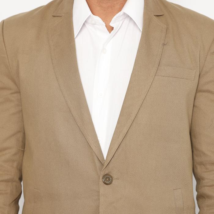 Gambar Wayne Carter Jas Blazer Pria Khaky Kancing Satu Katun twill Slimfit - Khaky, S dari Jas House Official undefined Tokopedia