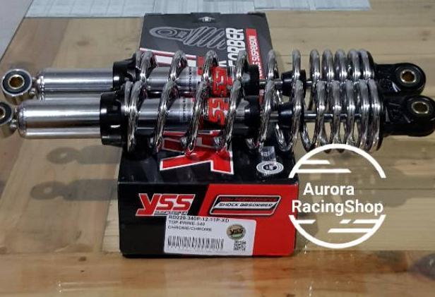 Jual Shockbreaker YSS New Top Prime 340 MM Chrome Supra X 125