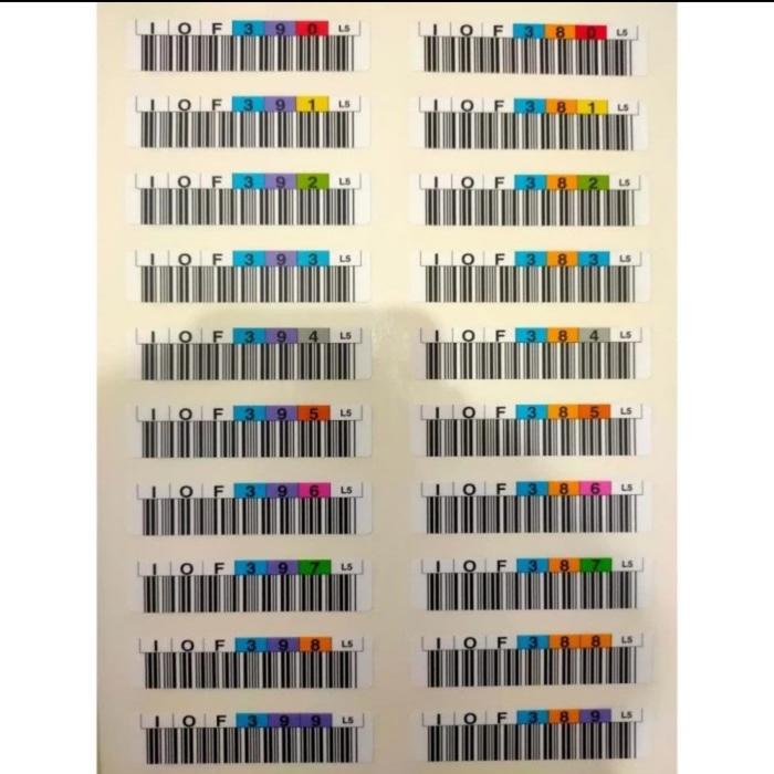 Gambar Barcode Label LTO 5 - 6 CH Vertical - Request Custom dari Platinum Power undefined Tokopedia
