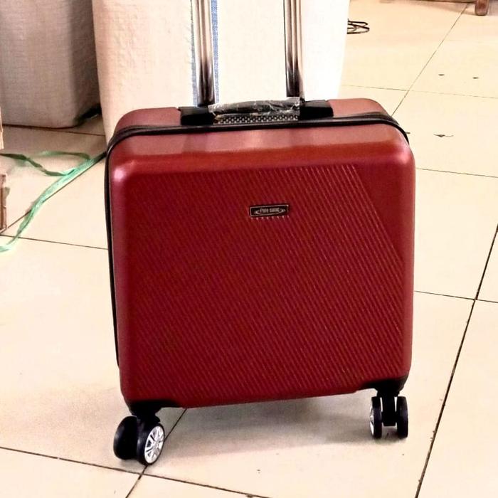 Gambar KOPER KABIN MINI 18 INCI FIBER / KOPER FIBER KABIN PILOT - maroon dari LARISMA.JAYA undefined Tokopedia