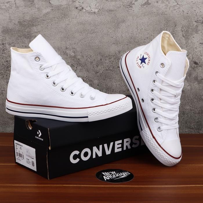 SEPATU CONVERSE TINGGI SEPATU ALL STAR TINGGI CONVERSE MURAH COD  Navy, 40 di Kiramul Tokopedia