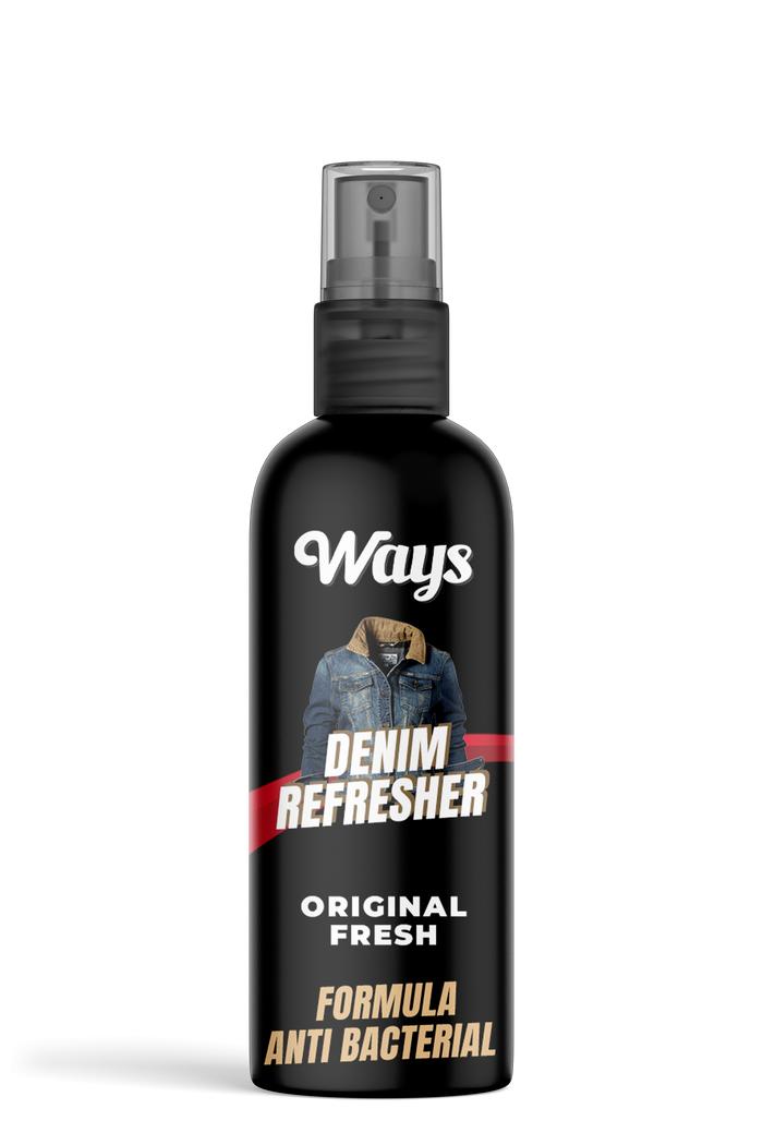 Gambar WAYS Denim Kanvas Refresher Spray Pengharum Celana Jaket Helm Sepatu - Original Fresh dari WAYS ID undefined Tokopedia
