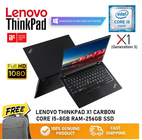 Gambar Laptop Lenovo Thinkpad X1 Carbon Core i5 Gen 6 8GB/1TB SSD NVME - 8GB/256 SSD dari US ELECTRONIC undefined Tokopedia