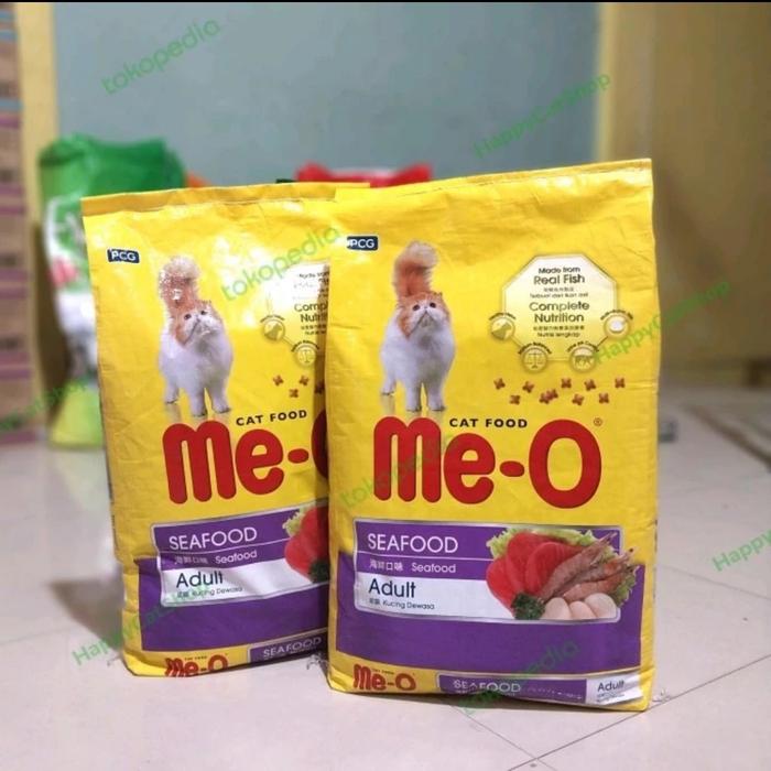 Gambar Makanan Kucing Meo Adult Kitten All Varian 7 Kg - Grab Gojek Me-o Cat - A Seafood 7kg dari Petshop Pitara undefined Tokopedia