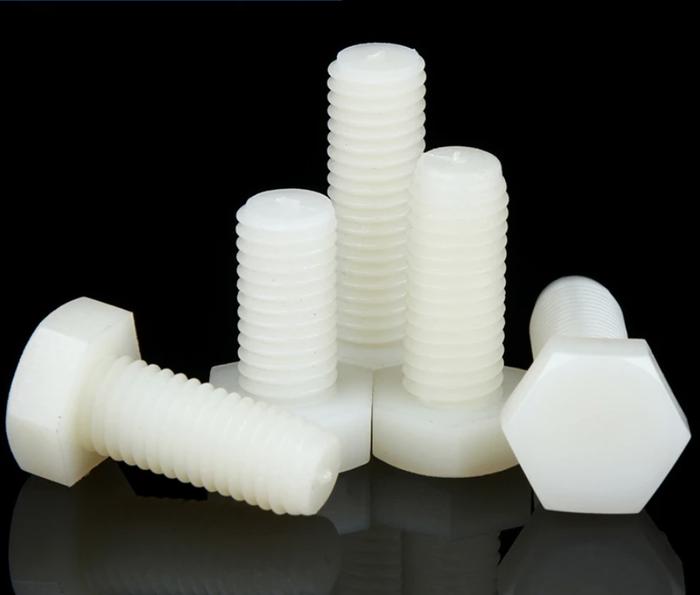 Gambar Nylon Hex Bolt M6x10 mm Screw Baut Hexagonal M6 10mm 1cm 1 cm kunci 10 - Putih dari Arduinouno undefined Tokopedia