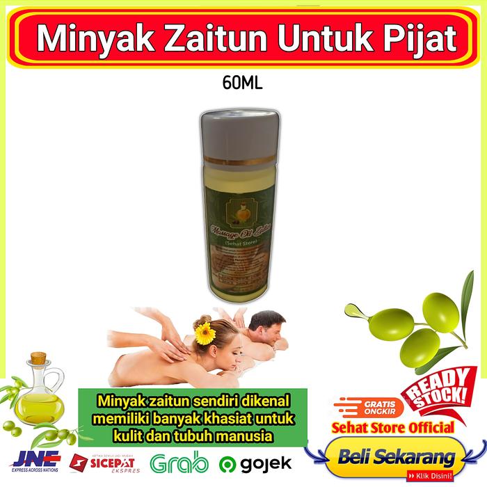 Gambar Minyak Pijat Zaitun Refleksi Massage Oil Terapi Pijet Urut Kusuk Gosok - 60ml dari CV Sehat Store undefined Tokopedia