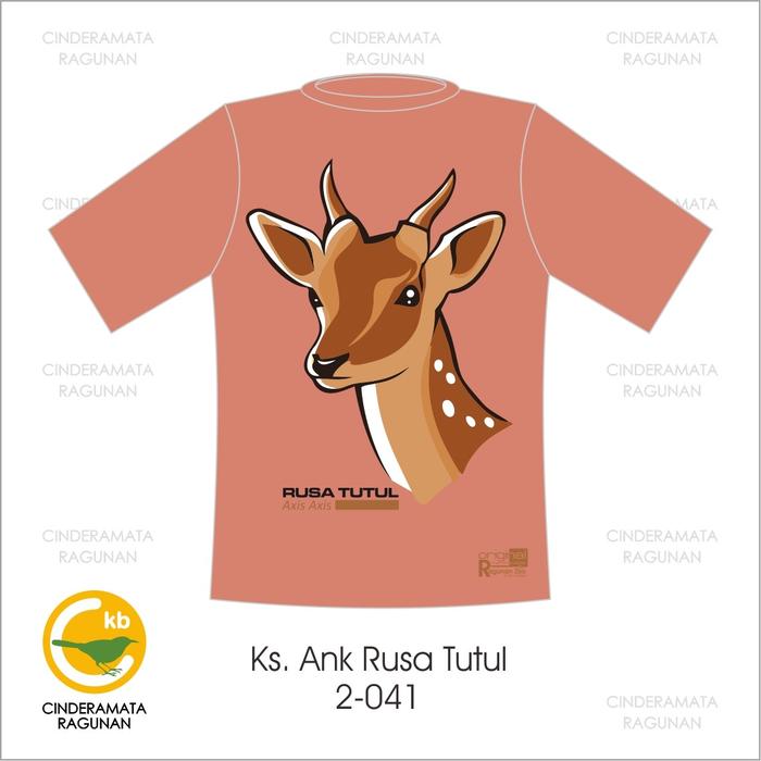 Gambar Kaos Rusa Tutul Ragunan Anak - M dari Cindramata Ragunan undefined Tokopedia