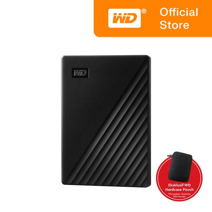 Gambar WD My Passport 4TB - HD HDD Hardisk Eksternal External 2.5" USB 3.0 - Hitam dari WD Official Store undefined Tokopedia