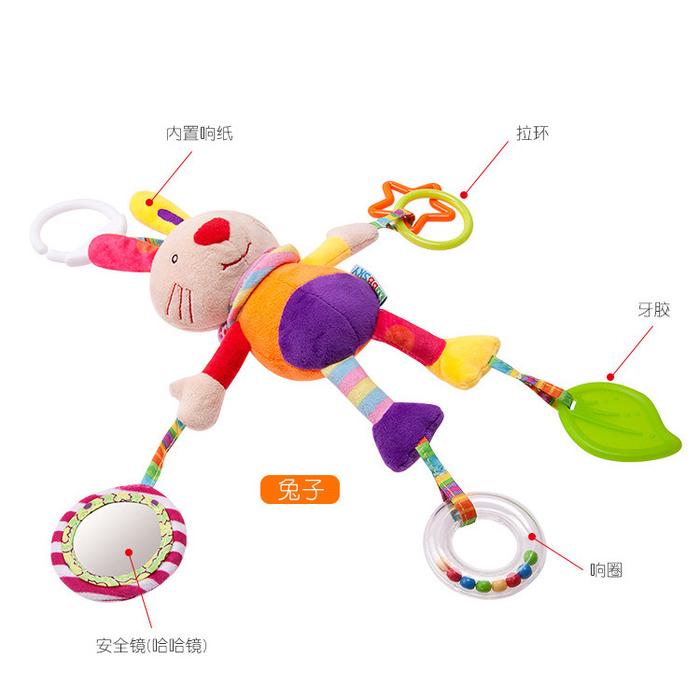Gambar Mainan Bayi Rattle Gantung/ Aksesoris Boneka Gantungan stoller Carseat - gntungan Rabbit dari tokosusularismanis undefined Tokopedia