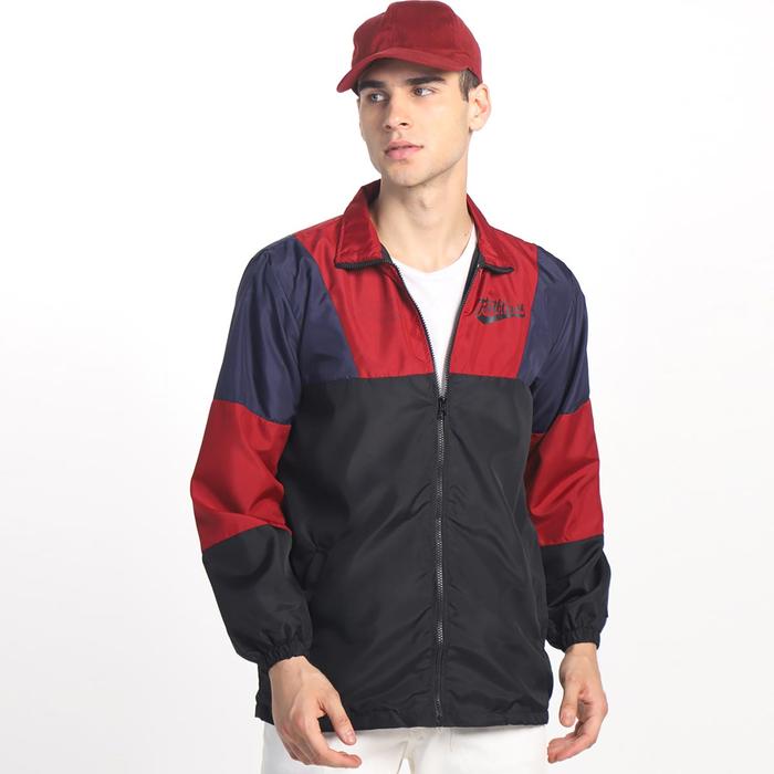 Gambar Outerwear Unisex Windbreaker Combi Jaket Running Lari Gym Parasut Pria - MARTIN, L dari Fortklass undefined Tokopedia