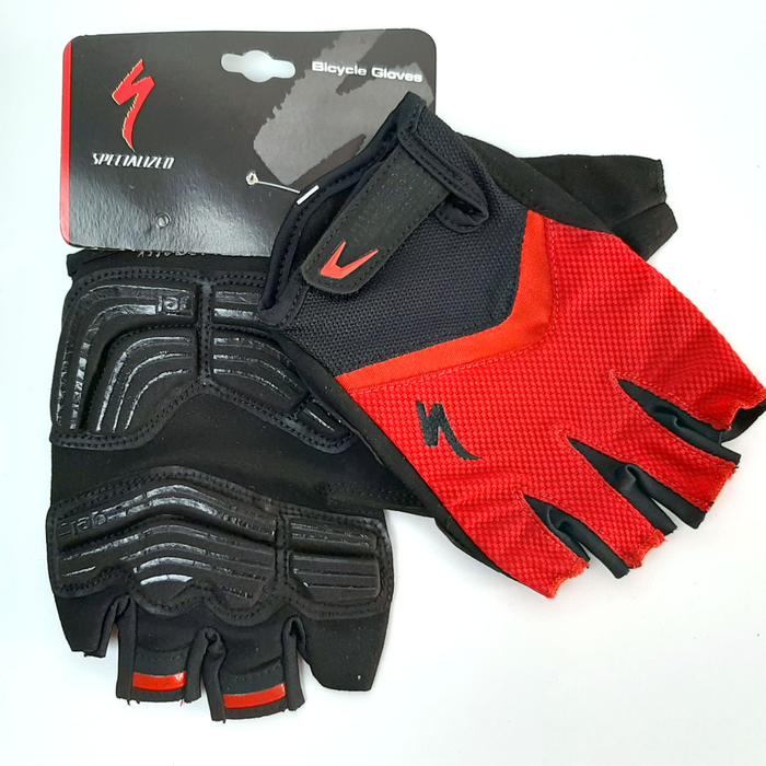 Gambar Sarung Tangan Sepeda Sp 3Z Padding 3 Dimensi Gel Tebal Import - Merah, M dari TOKO883 undefined Tokopedia
